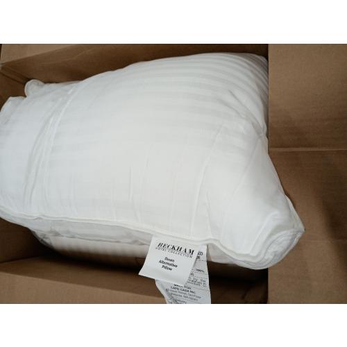 Beckham Hotel Collection Bed Pillows  Set of 2 - Down Alternative Bedding Gel Cooling Big Pillow for Back, Stomach or Side Sleepers (20in x 28in)