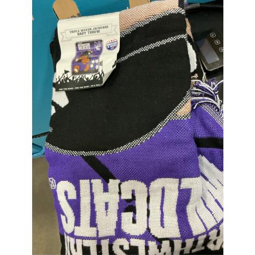 Northwestern Wildcats the Northwest Company College Full Back 36  X 46  Woven Baby Blanket