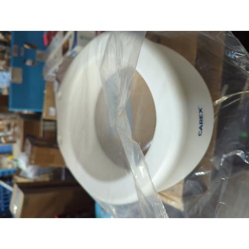 Carex Toilet Seat Riser, Elongated Raised Toilet Seat Adds 3.5 inches to Toilet Height, for Assistance Bending or Sitting, 300 Pound Weight Capacity Toilet Riser