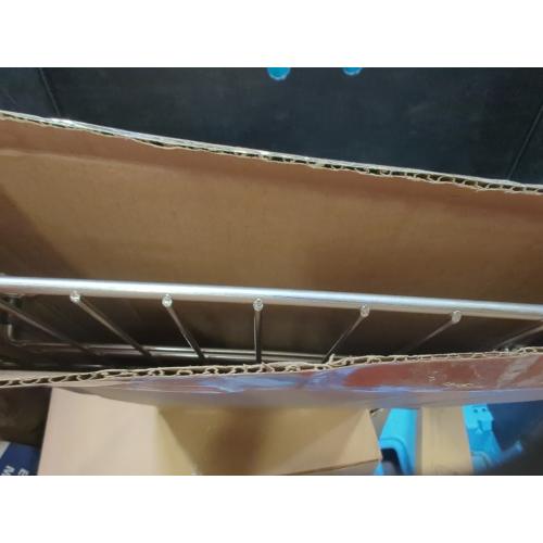 Size 25x14 Stainless Kitchen Sink Protector - S304 Sink Grids for Bottom of Kitchen Sink, 25 x 14 with Rear Drain for Single Bowl Kitchen Sink with Corner Radius