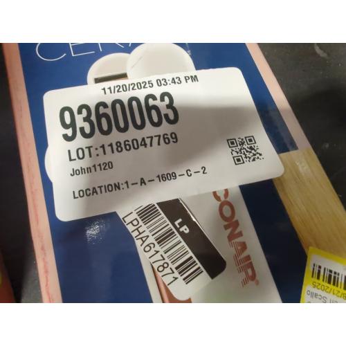 Color rose gold Conair Double Ceramic Rose Gold 1 Flat Iron