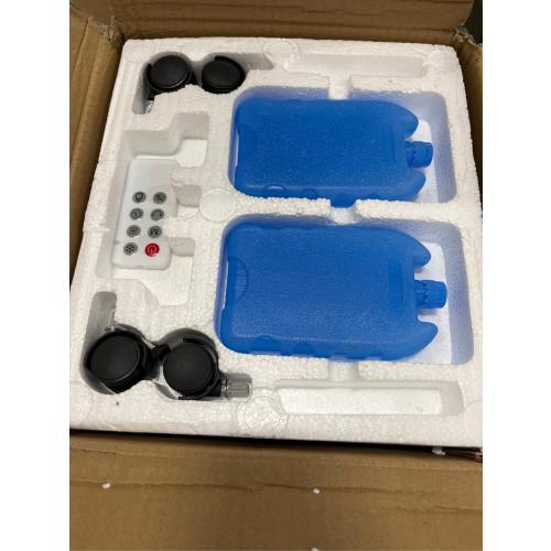 Evaporative Air Cooler Portable: Fans That Blow Cold Air for Room, Bedroom, Indoor, Office - Swamp Cooling Fan with 19ft Remote, 12H Timer, 30dB Quiet, 3 Speeds, 2.1Gal Water Tank, Ice Pack
