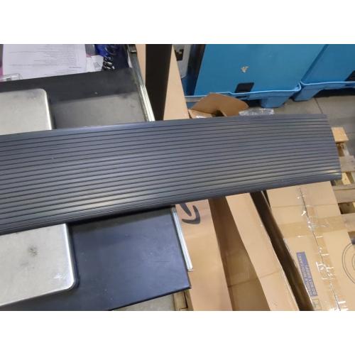 1 Rise Threshold Ramps for Doorways 40'' L Floor Transition Strip Self-Adhesive Ramps for Wheelchairs for Home, Door Threshold for Home (Black)