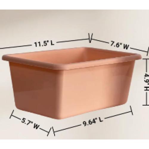 Pack Plastic Cubby Bin Book Bin