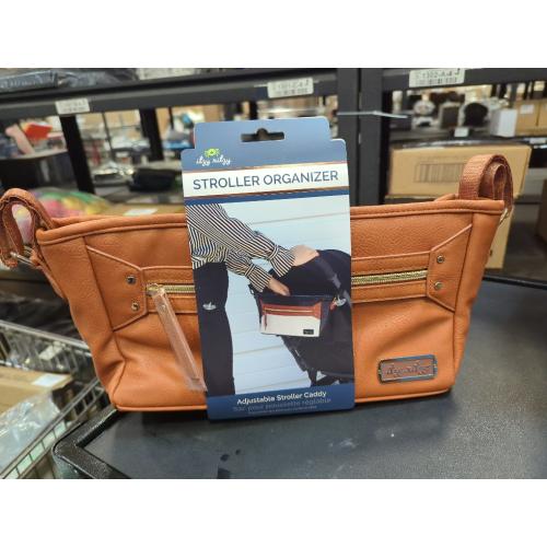 Brown Itzy Ritzy Cognac Stroller Caddy