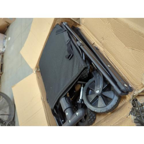 Heavy Duty Folding Wagon Portable Foldable Beach Wagon Large Capacity Removable for Camping Travel Sports Fishing Barbecue carts