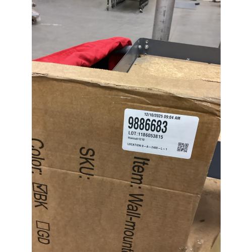 Bathroom Mirror, 30x30 inch Black Rectangle Wall Mounted Mirror with Thin Frame, Bathroom Vanity Mirrors for Over Sink, Entryway, Living Room, Bedroom