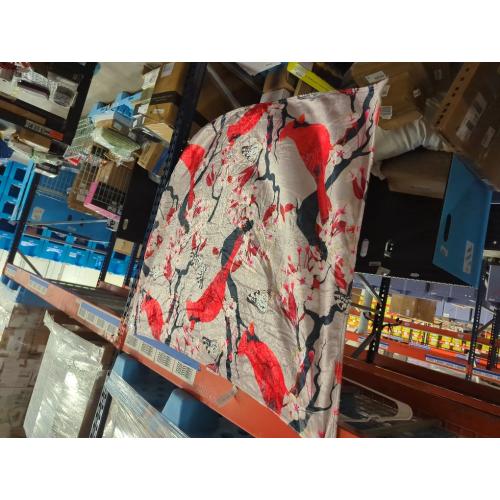 JOOCAR Flannel Throw Blanket Cardinals Birds Cherry Flowers Cozy&Soft Plush Blankets for Bed Couch Living Room Sofa Chair