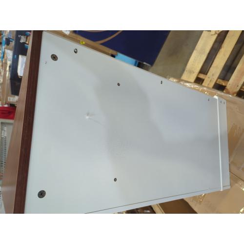 Bathroom Corner Cabinet,Farmhouse Floor Corner Cabinet with Doors and Adjustable Shelves, Freestanding Wooden Storage Hutch Cupboard for Bathroom, Kitchen, Living Room, White