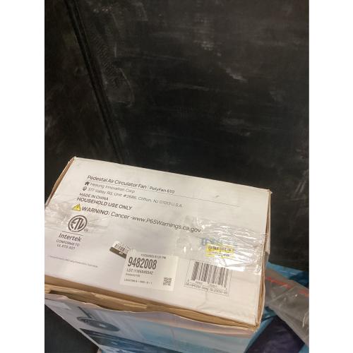 Dreo Pedestal Oscillating Fan Black and Carmel