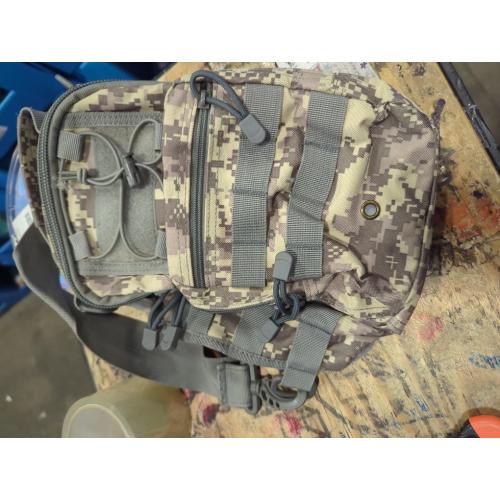 Qcute Tactical Backpack, Waterproof Military Cross-body Molle Sling Shoulder Backpack Chest Bag for Outdoor Every Day Carry