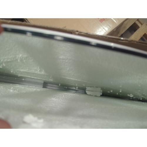 Size 32×16 Half Moon LED Mirror for Bathroom, LED Vanity Mirror with Anti-Fog, Backlit Bathroom Mirror with Lights, Irregular Round Smart Mirror with Dimmable 3-Color Lights,Tempered Glass