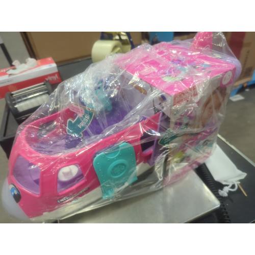 Fisher-Price Little People Barbie Toddler Toy Little Dream Plane with Lights Music