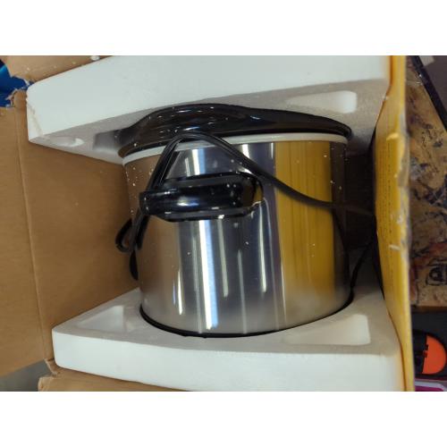 2 qt. Stainless Steel Slow Cooker in
