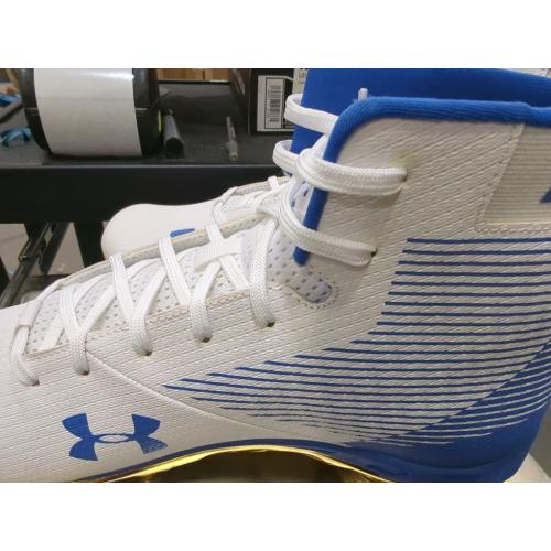 Men Ua Team Spine Hammer Mc Wht Blanc Size 13.5