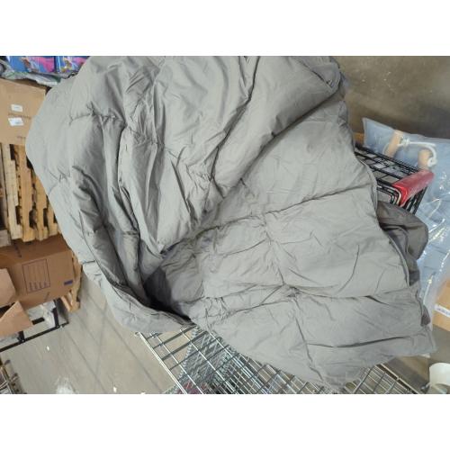 Comforter (Dark Grey, Full) - All Season Soft Quilted Full Size Bed