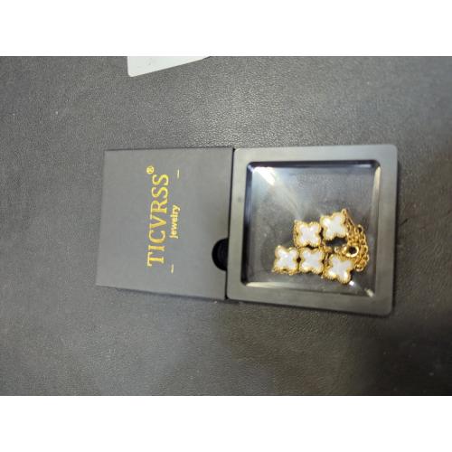 18K Gold Plated Clover Lucky Bracelet for Women Four leaf Bracelets Cute Colorful Bracelets Jewelry Gifts Trendy for Women