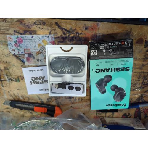 Skullcandy Sesh ANC XT in-Ear Noise Canceling Wireless Earbuds, 48 Hr Battery, IP67 Waterproof, Microphone, Works with iPhone Android and Bluetooth Devices - True Black