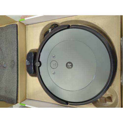 Black and Grey iRobot Roomba i2 2152 Wi-Fi Connected Robot Vacuum - Navigates in Neat Rows  Compatible with Alexa  Ideal for Pet Hair  Carpets & Hard Floors  Roomba i2