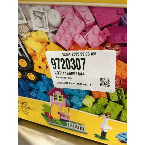 LEGO Classic Large Creative Brick Box 10698 Building Toy Set, Toy Storage Solution for Home or Classrooms, Interactive Building Toy for Kids, Boys, and Girls