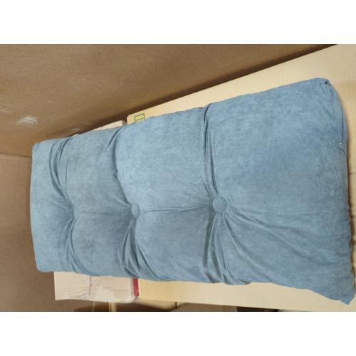 Grey Wedge Headboard Pillow for Sleeping Back Rest Pillows with Removable Cover Triangle Reading Pillow for Sitting in Bed, Gray