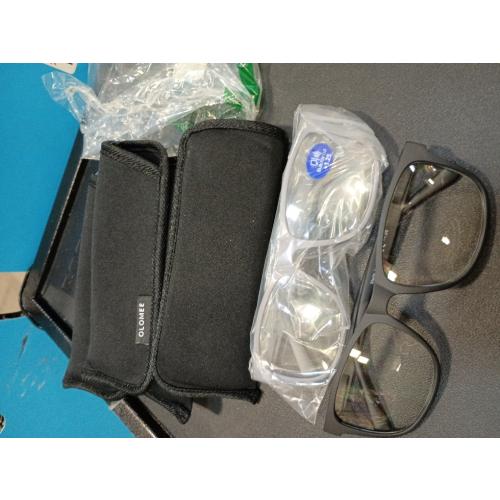 Large Reading Glasses Mens Oversized Wide Readers  1.50 Lightweight Square Magnifying Cheaters Glasses for Men W/Big Head 4 Pack