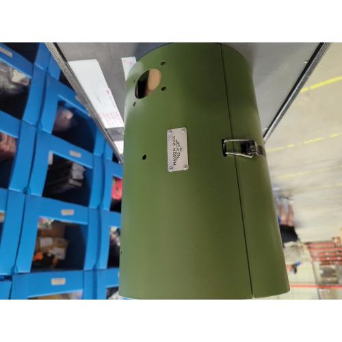 MAISON HUIS Adjustable Portable Charcoal Grill Multi-functional Metal Small BBQ Smoker for Outdoor Hiking Picnic(Green)