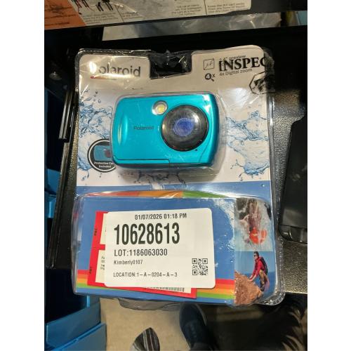 Polaroid 16MP Waterproof Digital Camera - Teal (IS048-Teal)