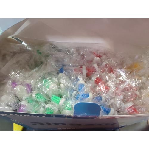 Navona Set of 150 PCS Individually Wrapped Bulk Toothbrush Pack, Disposable Soft Bristle for Adult or Kid, Ergonomic Handle, Perfect for Travel, Hotel, Donation
