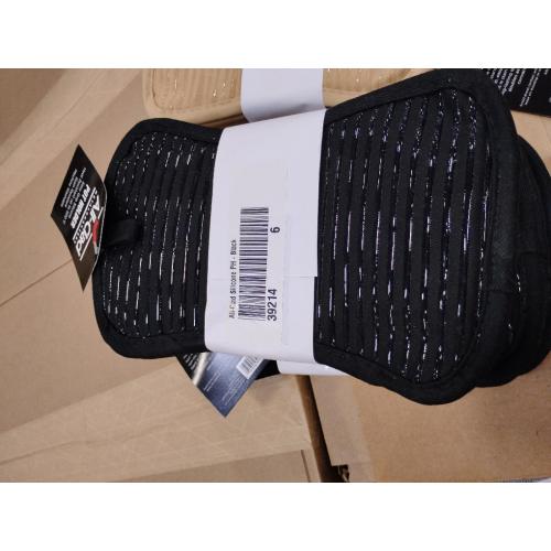 All-Clad Premium Pot Holder & Hot Pad: Heat Resistant to 500 Degrees - 100% Cotton, 10x6.25 Hot Pad for Kitchen and Barbeque, (6-Pack), Black