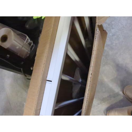 Baby Gate No Drilling, 29-40 Auto Close Dog Gate Indoor for Doorways & Stairs, Pressure Mounted Adjustable Pet Gate, Easy Walk Through Child Gate for Children & Pets Stroller Friendly, White