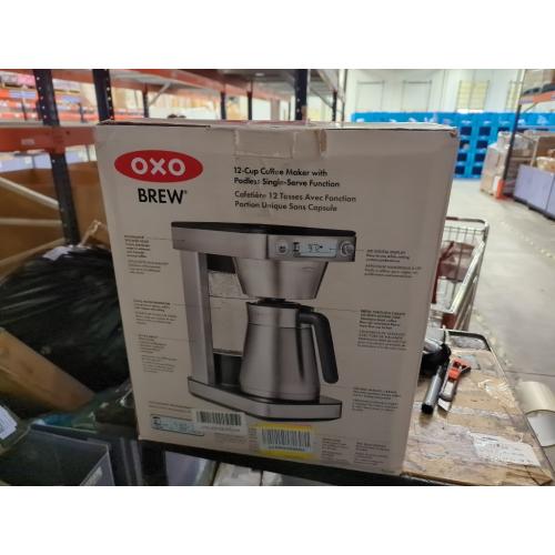 OXO Brew 12-Cup Coffee Maker With Podless Single-Serve ...