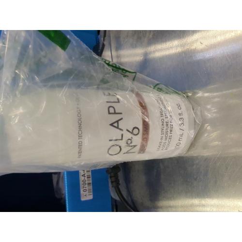 Olaplex No. 6 Bond Smoother, Leave-In Styling Hair Cream Treatment, Smooths, Conditions, & Strengthens, Frizz Control for Up to 72 Hours, For All Hair Types, 3.3 fl oz