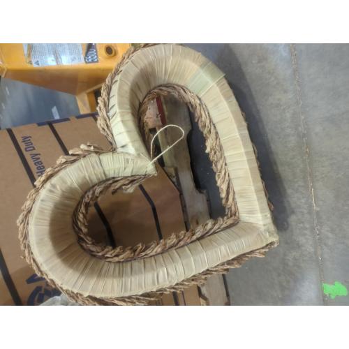 Heart Shaped Twisted Braid Wreath