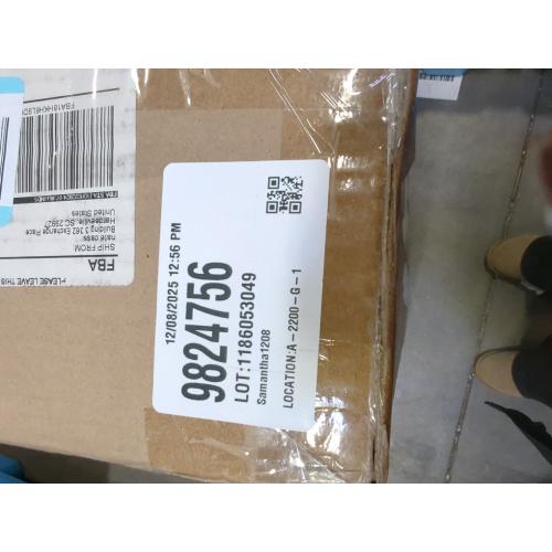 Glitzhome Set of 3 Lighted Christmas Cone Trees, Xmas Decorative Conic Tree Set with 75 Warm White LED Lights, Indoor & Outdoor Lighted Decorations for Lawn Yard Garden Party