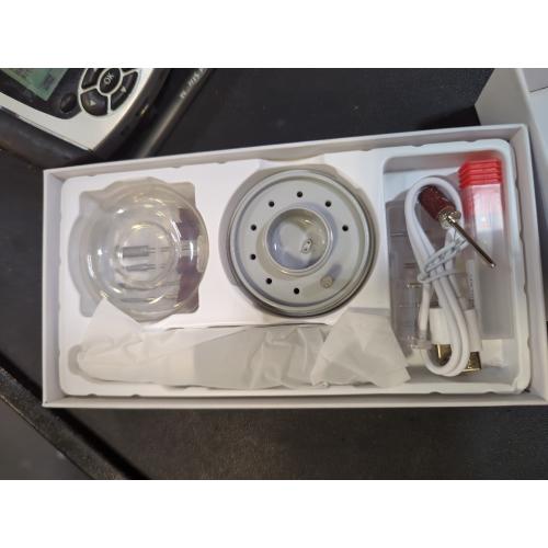 WHITE Electric Nail File, Cordless Nail Drill with 12pcs Bits, Professional 6 Speeds Manicure Kit for Women for Acrylic Gel Nails, Portable E-File with Rechargeable Base, Polishing Grinder for Salon Home