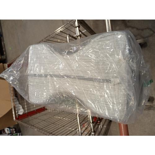 5 STARS UNITED Knee Pillow for Side Sleepers - Hip Pain Relief - Cooling Cover - Memory Foam Leg Cushion for Side Sleeping - Between Legs Pillow for Sciatica & Lower Back Pain, Arctic Gray