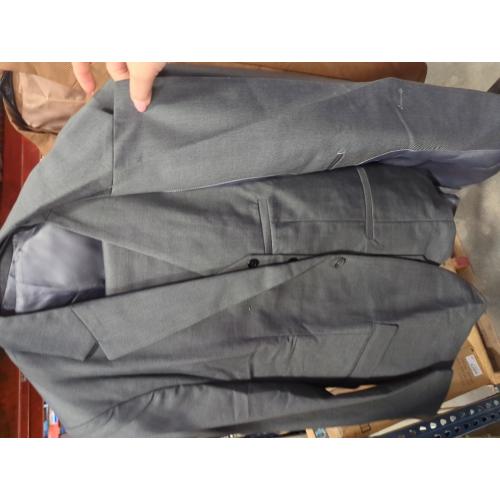 Size XL.  ..Men's Versatile Three-Piece Suit Set Jacket Vest Trousers Large Size Solid Shawl Lapel Blazer High Elasticity Outfit