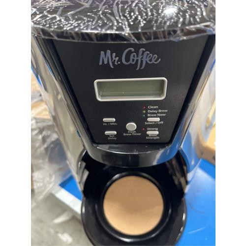 12-Cup Black/Silver Programmable Coffee Maker