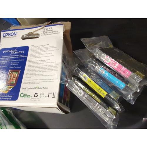 Epson 212 Black C/M/Y 4pk Ink Cartridges - Black Cyan Magenta Yellow (T212120-BCS)