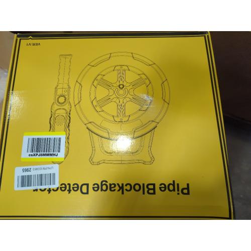 Red 100Ft Pipe Locator Underground Pipe Blockage Detector Locators Water Pipe Wall Scanner,Water Pipe Locator Pipeline Underground Diagnostic,Blocking Clogging Scanner for Concrete PVC Water Pipes 100ft