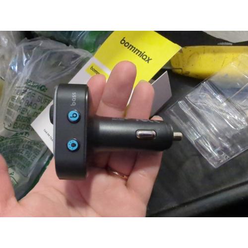 77W Bluetooth 5.4 FM Transmitter Car Adapter [PD3.0 65W 12W Fast Charging] Bluetooth Car Adapter [Deep Bass&Lossless Call Sound] Radio Bluetooth Transmitter for Car HiFi Mic & Colors LED Display