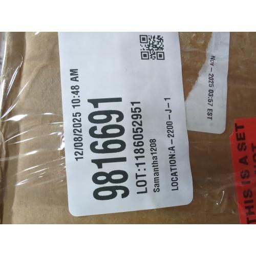 Round Collection Basket with Burgundy Liner and 35 inch Handle, Set of 2