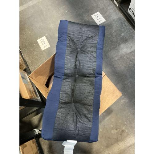 downluxe Outdoor Bench Cushion for Patio Furniture, Waterproof Tufted Overstuffed Porch Swing Cushions, Thick Outdoor Loveseat Cushions, 36 X 14 X 4, Navy, Set of 1