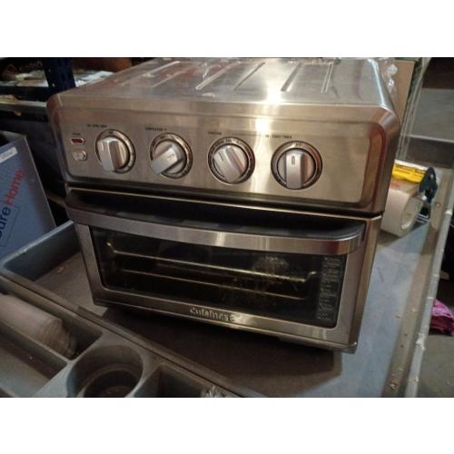 Cuisinart Air Fryer Toaster Oven, 1800W, 8-in-1 with Air Fry, Convection, Broil & Warm, 0.6 Cubic Feet, 60-Minute Timer, TOA-70NAS, Stainless Steel