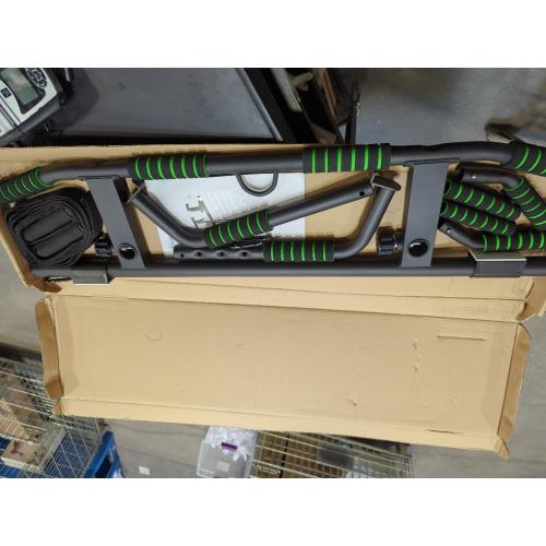 New Upgrade Pull Up Bar for Doorway with Ergonomic Grip - Upto 440 Lbs Capacity, No Screwing or Slipping - USA Original Patent, Designed, Shipped, Warranty