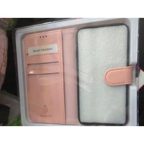 iPhone 11 Pro Max Wallet Case, PU Leather Magnetic Flip Folio Phone Case with Credit Card Holder, Stand & Shockproof Cover for iPhone 11 Pro Max 6.5 inch, Pink