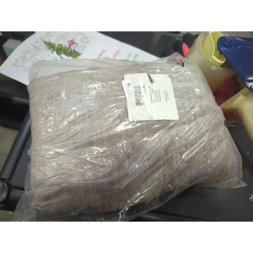 Color brown Carnaby Distressed Velvet Window Curtain