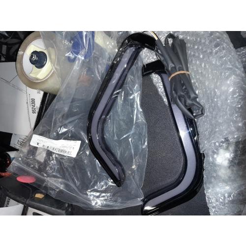 LED Lower Fairing Accent Lights Running Turn Signal Lamps Fit For Harley Touring Electra Street Road Glide Tri Glide 2006–2013 Black