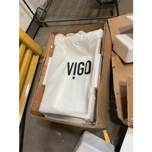 Matte Stone White Composite 30 in. Single Bowl Farmhouse Apron-Front Square Kitchen Sink with Strainer